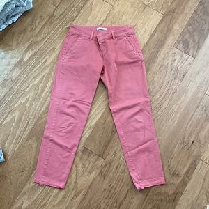 LOFT faded red/ dark salmon Marisa Pants